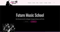 Desktop Screenshot of futuremusicschool.de